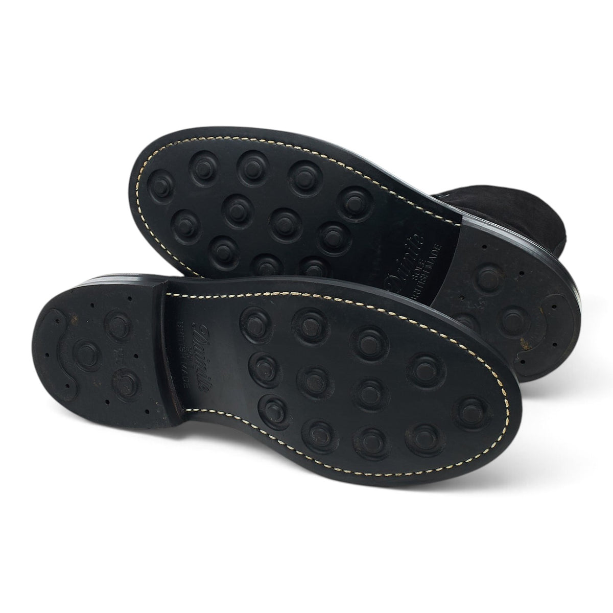 'Burford' Black Suede Super Boots UK 6