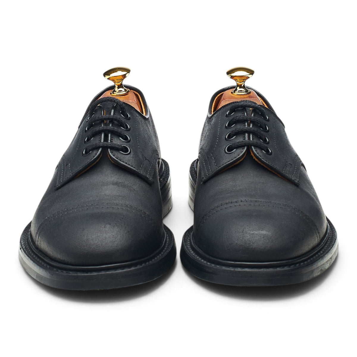 'J5798' Black Waxed Suede Derby UK 6