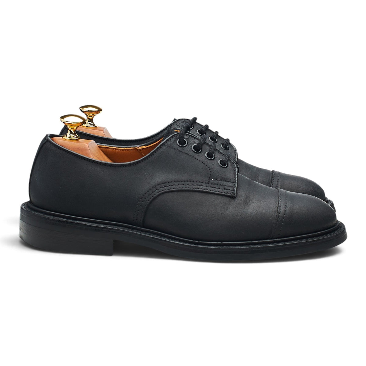 'J5798' Black Waxed Suede Derby UK 6