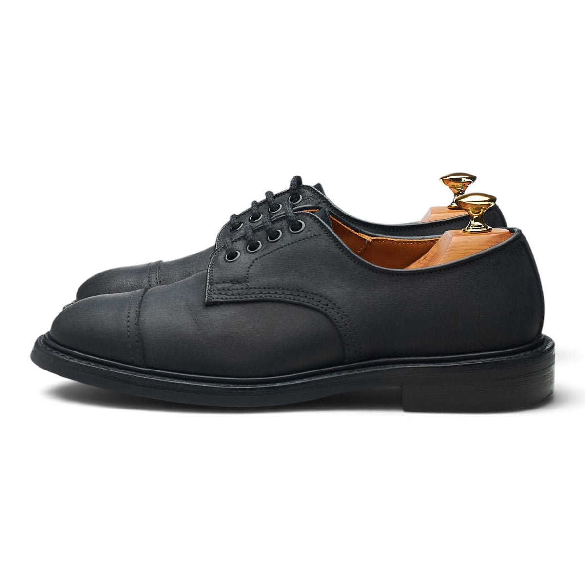 'J5798' Black Waxed Suede Derby UK 6