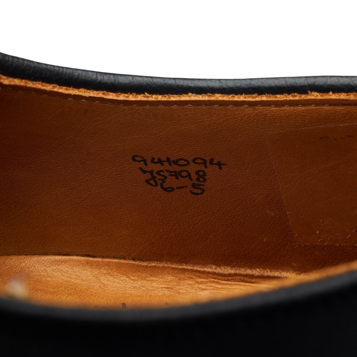 'J5798' Black Waxed Suede Derby UK 6