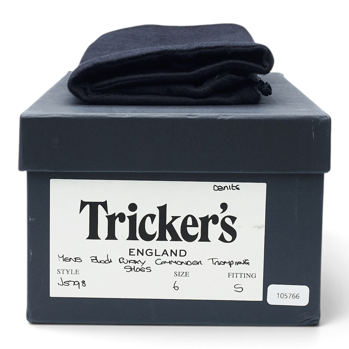 'J5798' Black Waxed Suede Derby UK 6