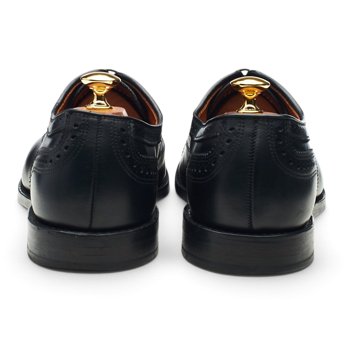 'Strand' Black Leather Oxford Brogues UK 10 US 11 D