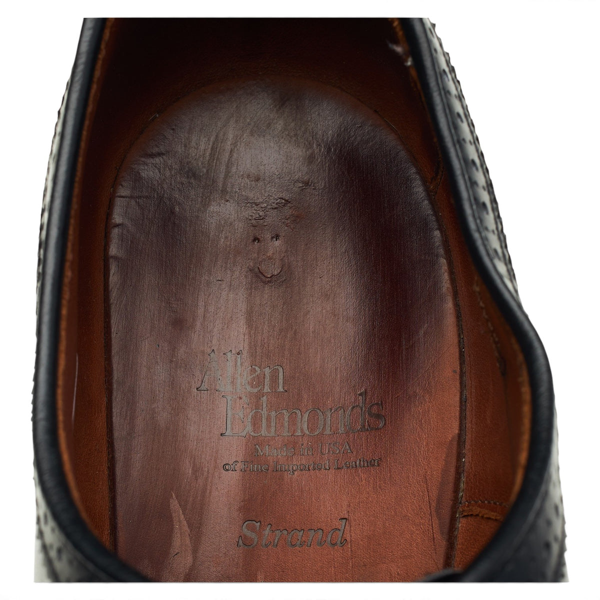 'Strand' Black Leather Oxford Brogues UK 10 US 11 D