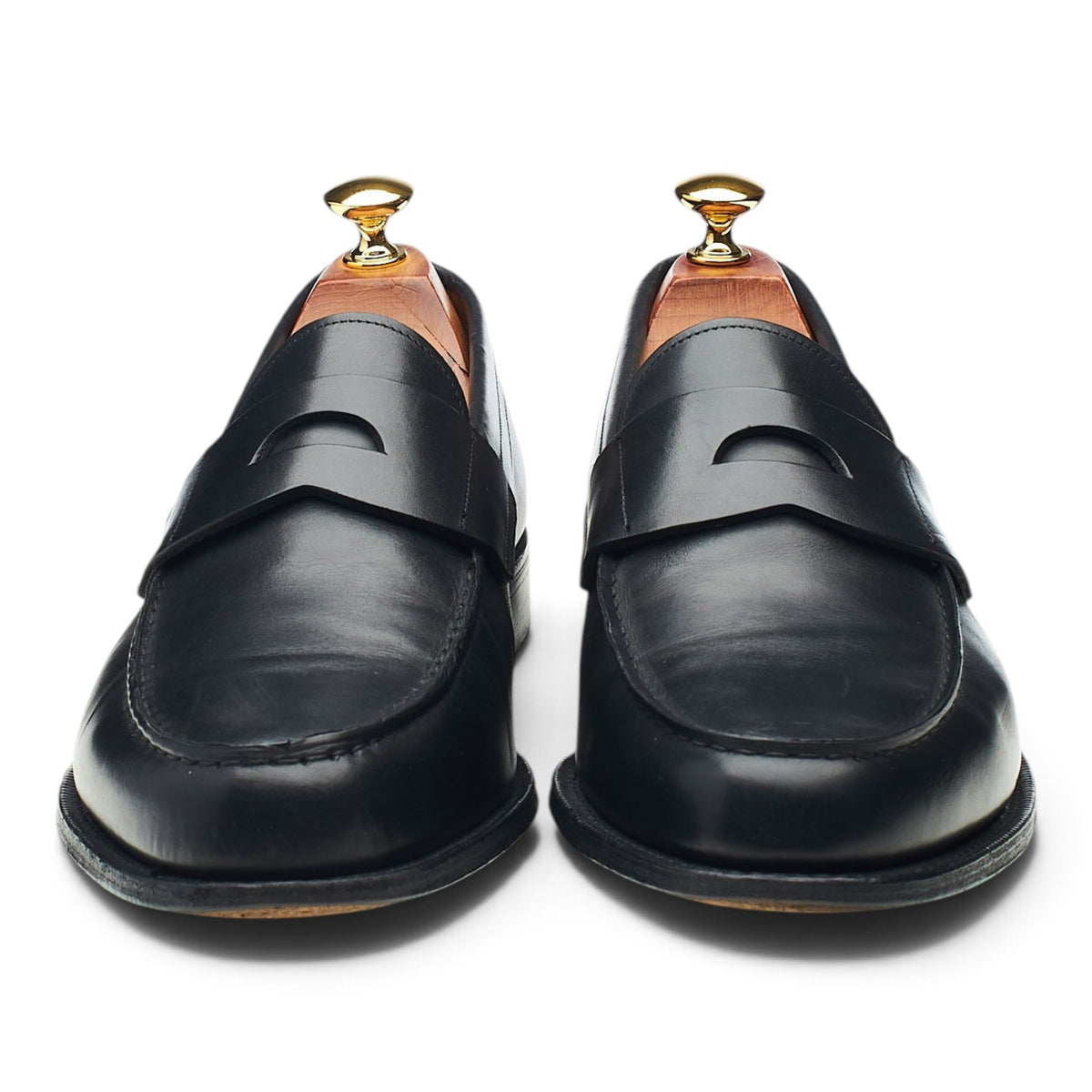 'Bristol 2' Black Leather Loafers UK 9 G