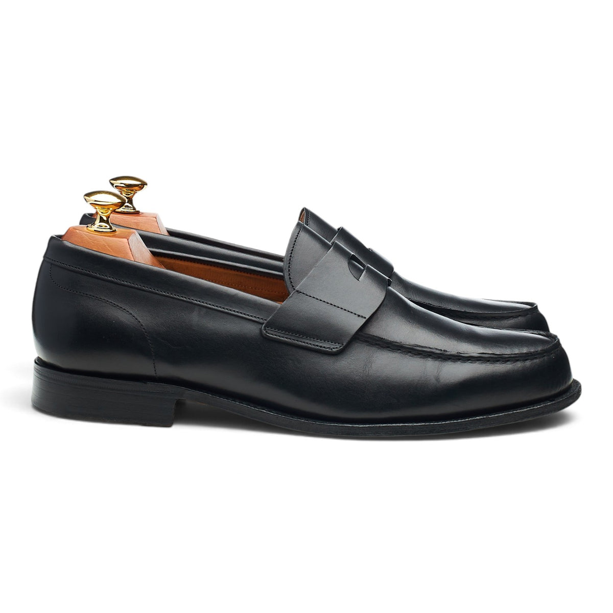 'Bristol 2' Black Leather Loafers UK 9 G
