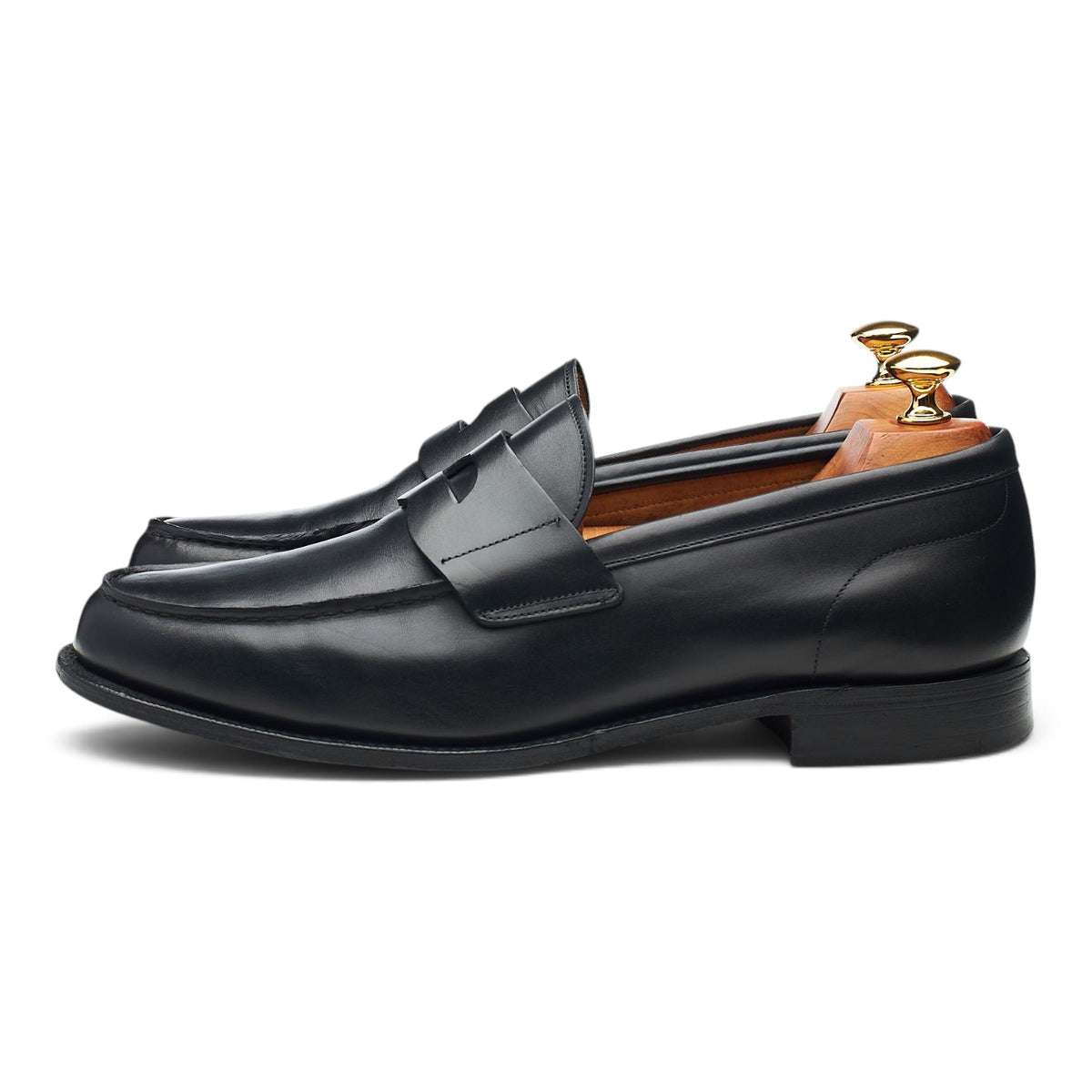 'Bristol 2' Black Leather Loafers UK 9 G