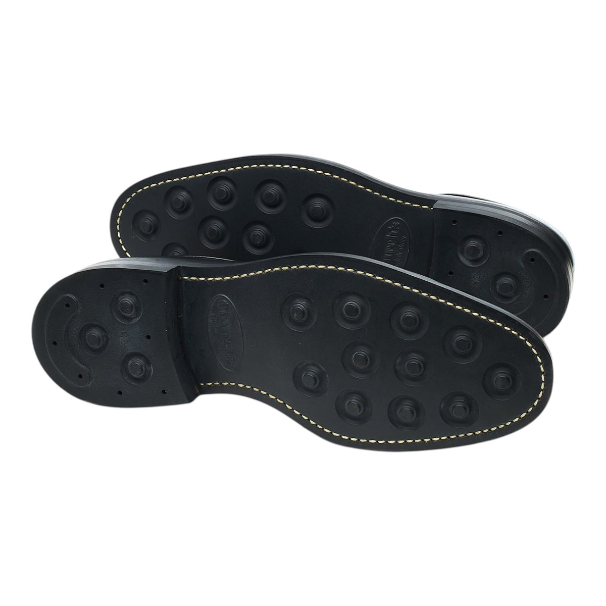 'Grafton' Black Leather Derby Brogues UK 7.5 F