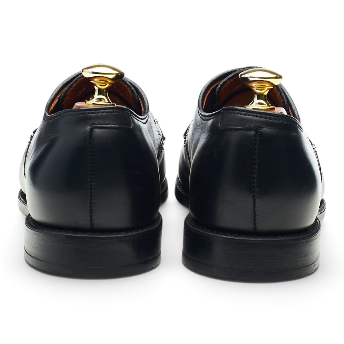 'Clifton' Black Leather Derby UK 7.5 US 8.5 D