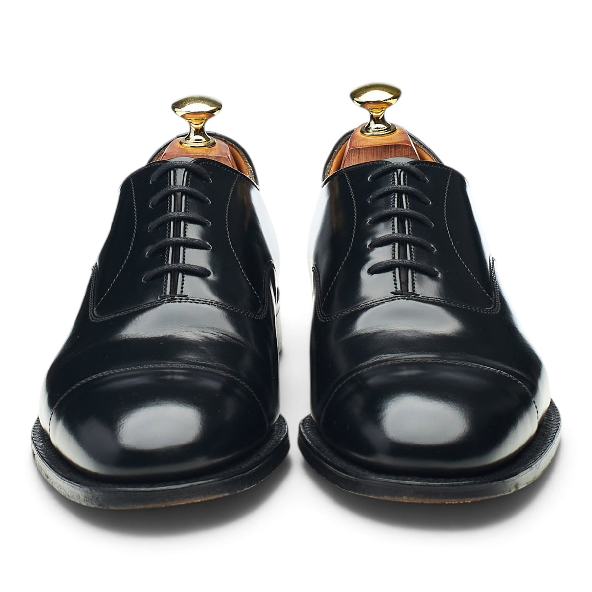 'Balmoral' Black Leather Oxford UK 7.5 F