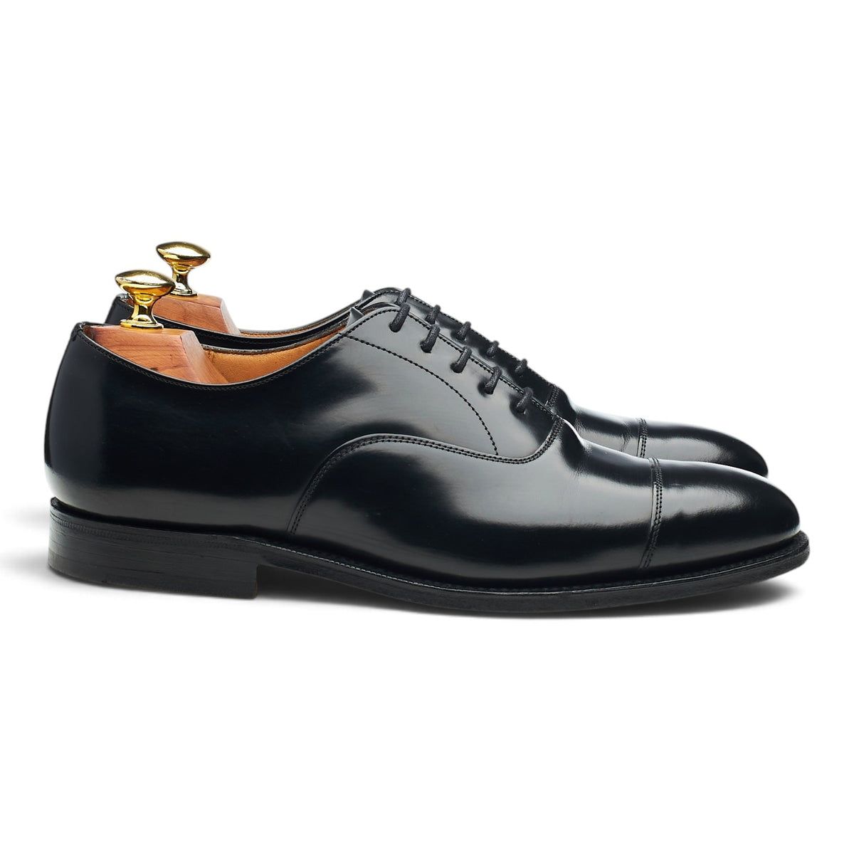 'Balmoral' Black Leather Oxford UK 7.5 F