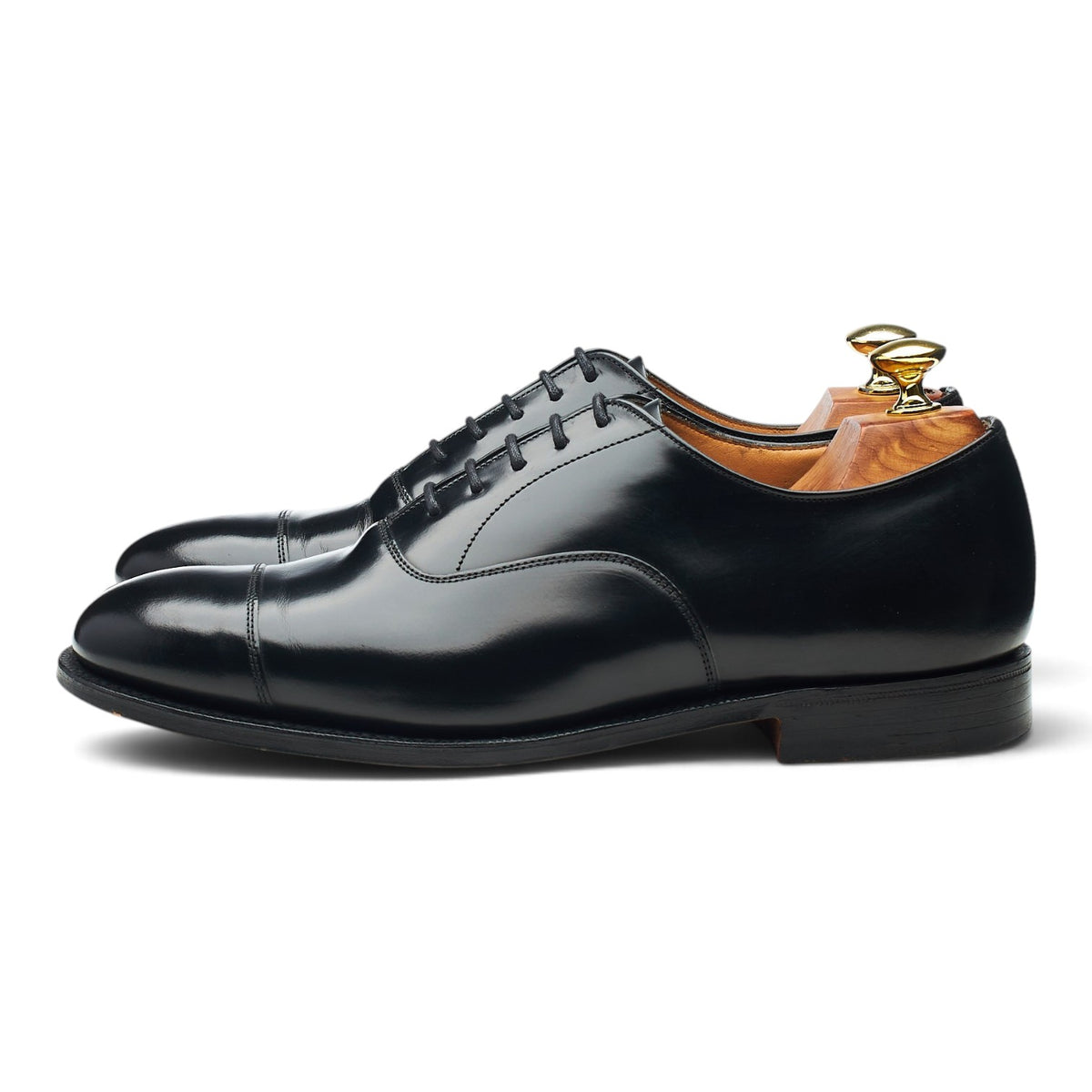 'Balmoral' Black Leather Oxford UK 7.5 F