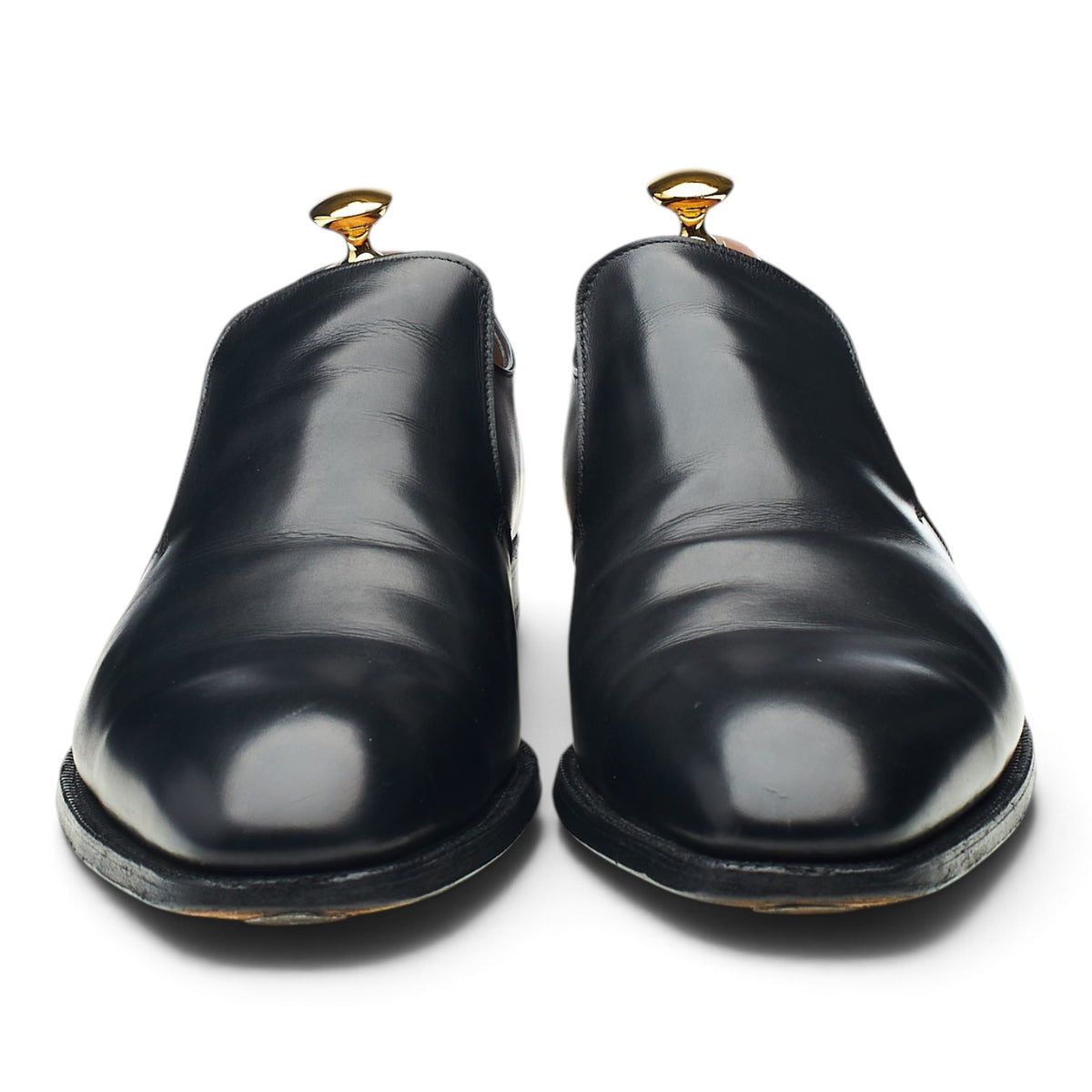 Richard James Black Leather Loafers UK 10.5 E