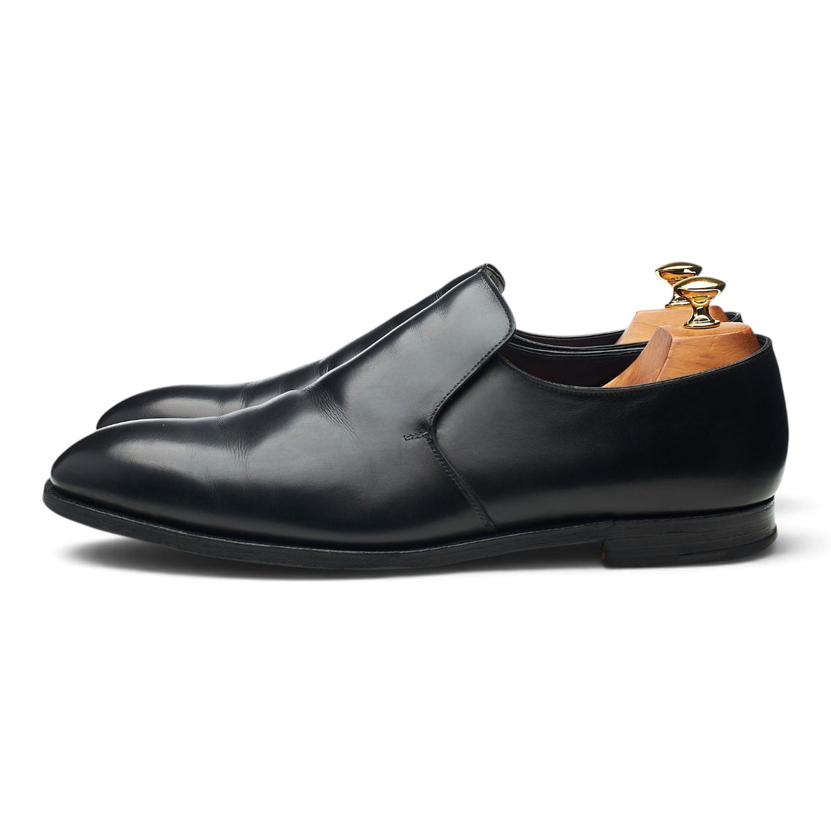 Richard James Black Leather Loafers UK 10.5 E
