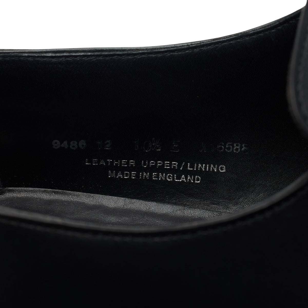 Richard James Black Leather Loafers UK 10.5 E