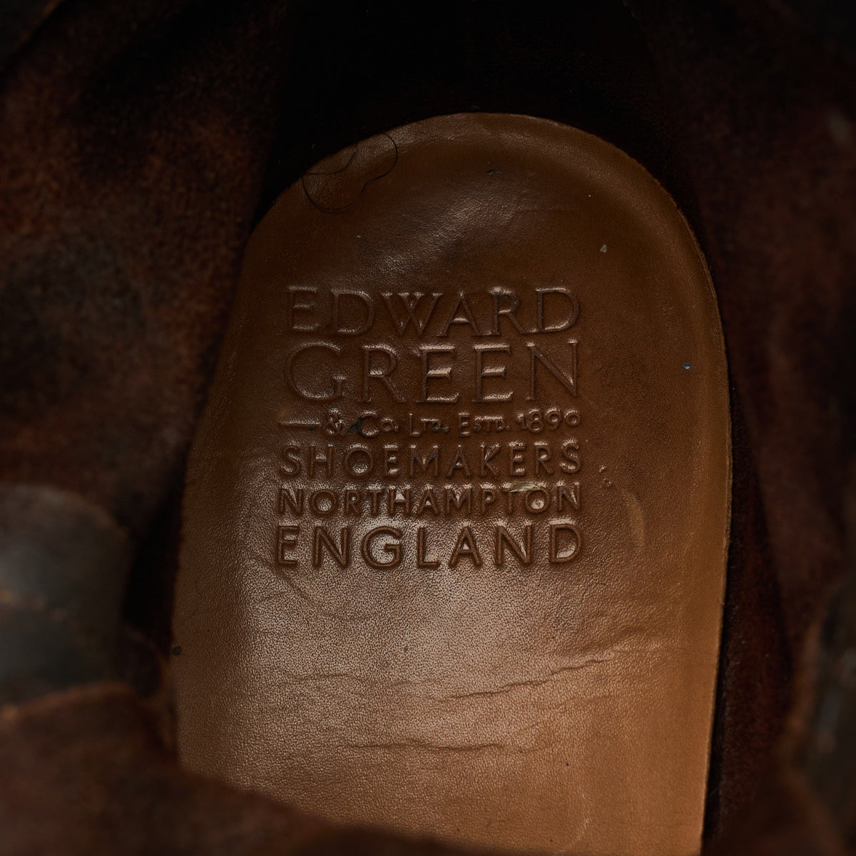 'Galway' Dark Brown Waxed Suede Boots UK 9 E