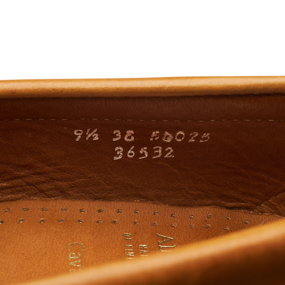 'Cavanaugh' Tan Brown Leather Loafers UK 9 US 9.5 EEE
