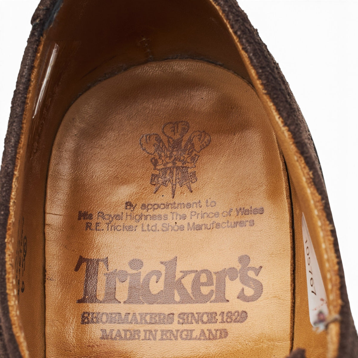 'Bourton' Dark Brown Suede Derby Brogues UK 6