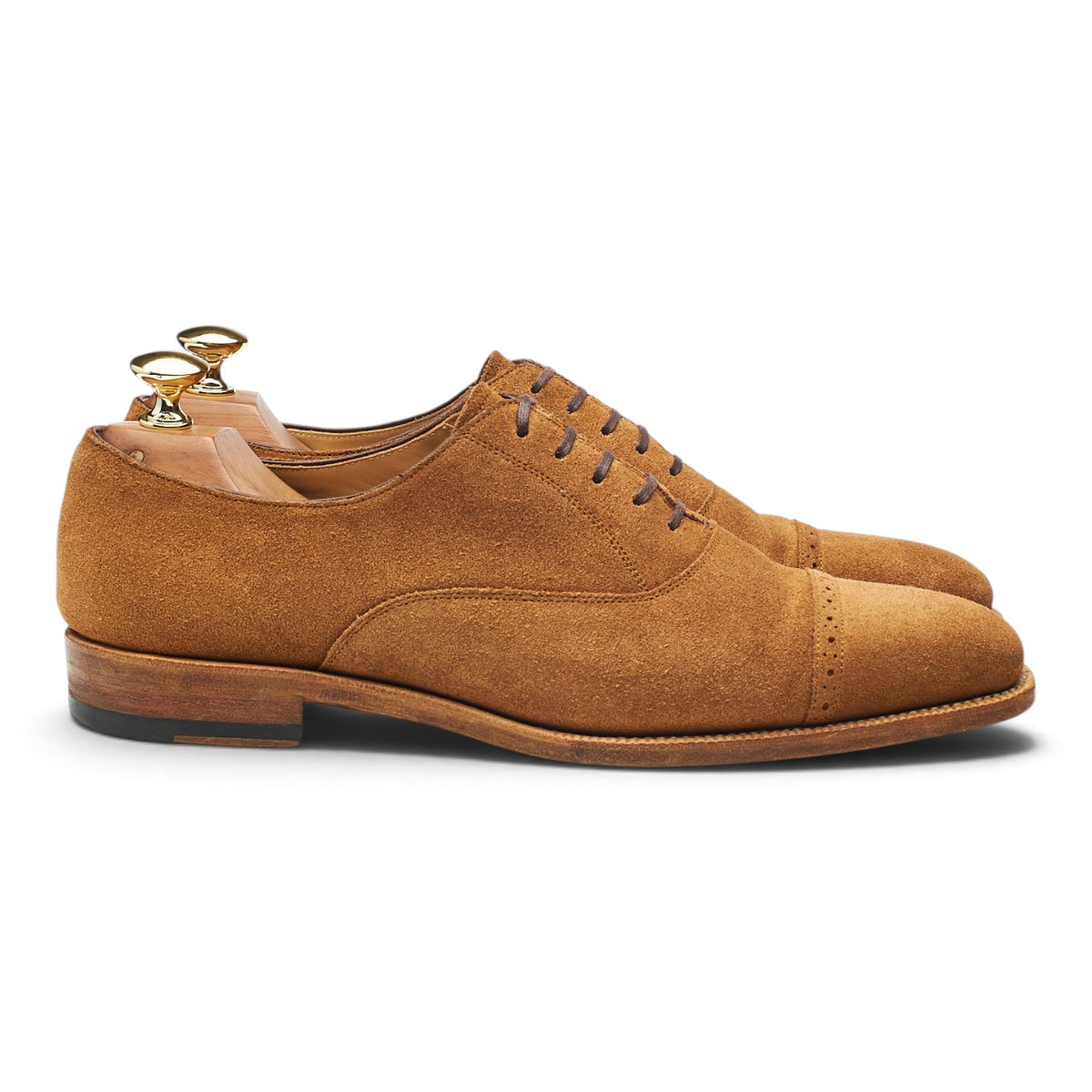 'OXF 221' Tan Brown Suede Oxford UK 6.5