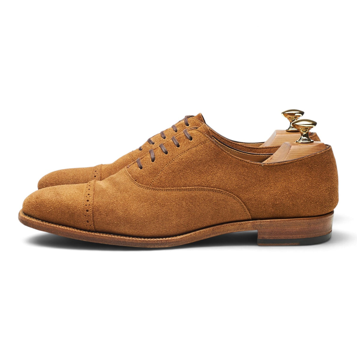 'OXF 221' Tan Brown Suede Oxford UK 6.5