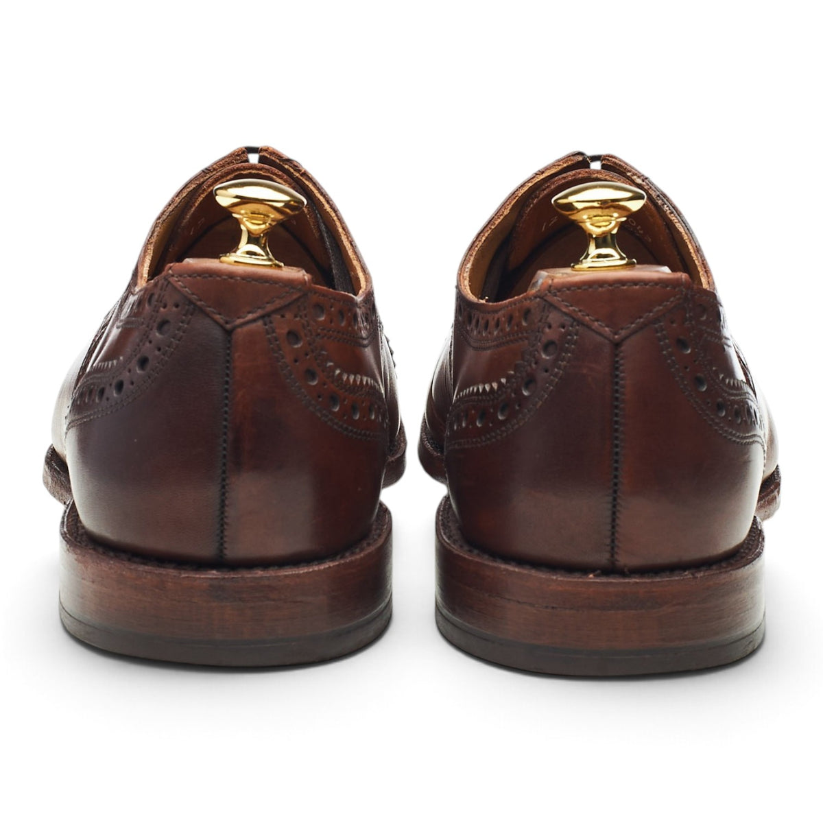 'Rogue' Brown Leather Derby Brogues UK 11.5 US 12 E