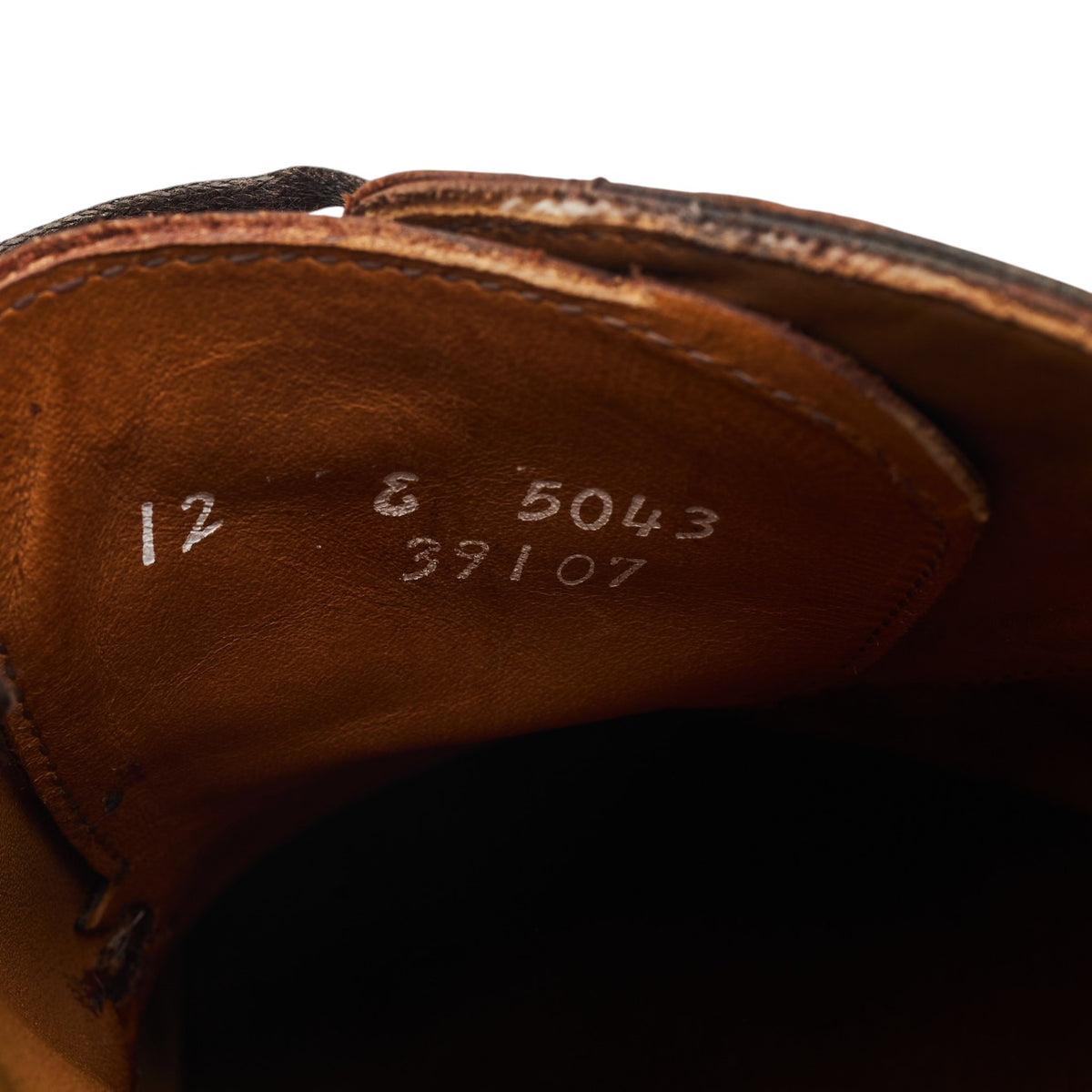 'Rogue' Brown Leather Derby Brogues UK 11.5 US 12 E