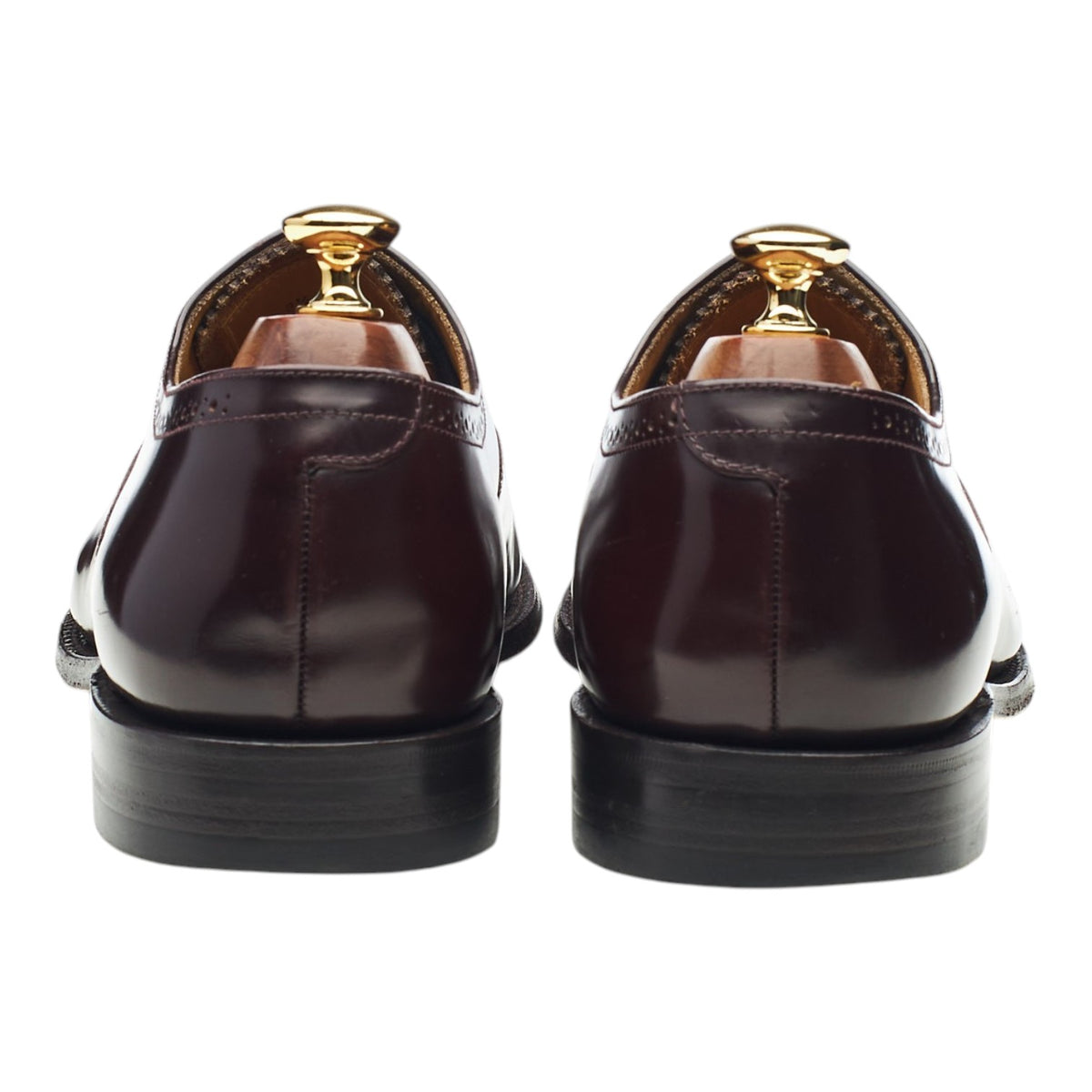 Herring 'Keele' Burgundy Leather Oxford Brogues UK 9.5 F