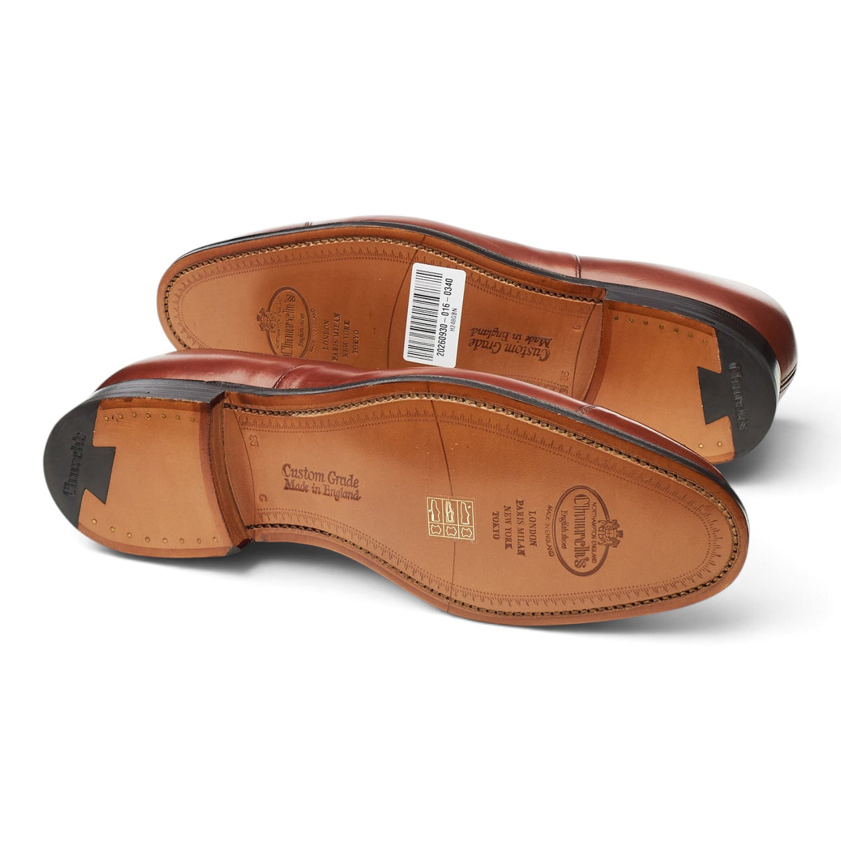 'Consul' Brown Leather Oxford UK 8.5 G