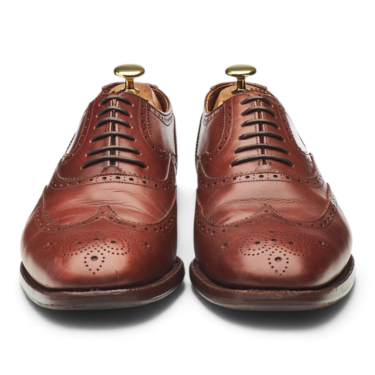 Masterclass 'Brunel' Brown Leather Oxford Brogues UK 8.5 F