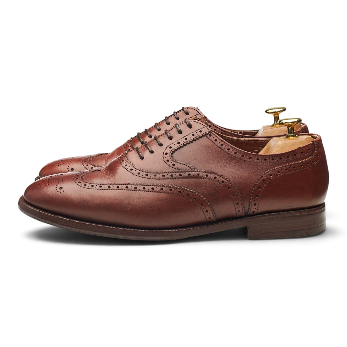 Masterclass 'Brunel' Brown Leather Oxford Brogues UK 8.5 F