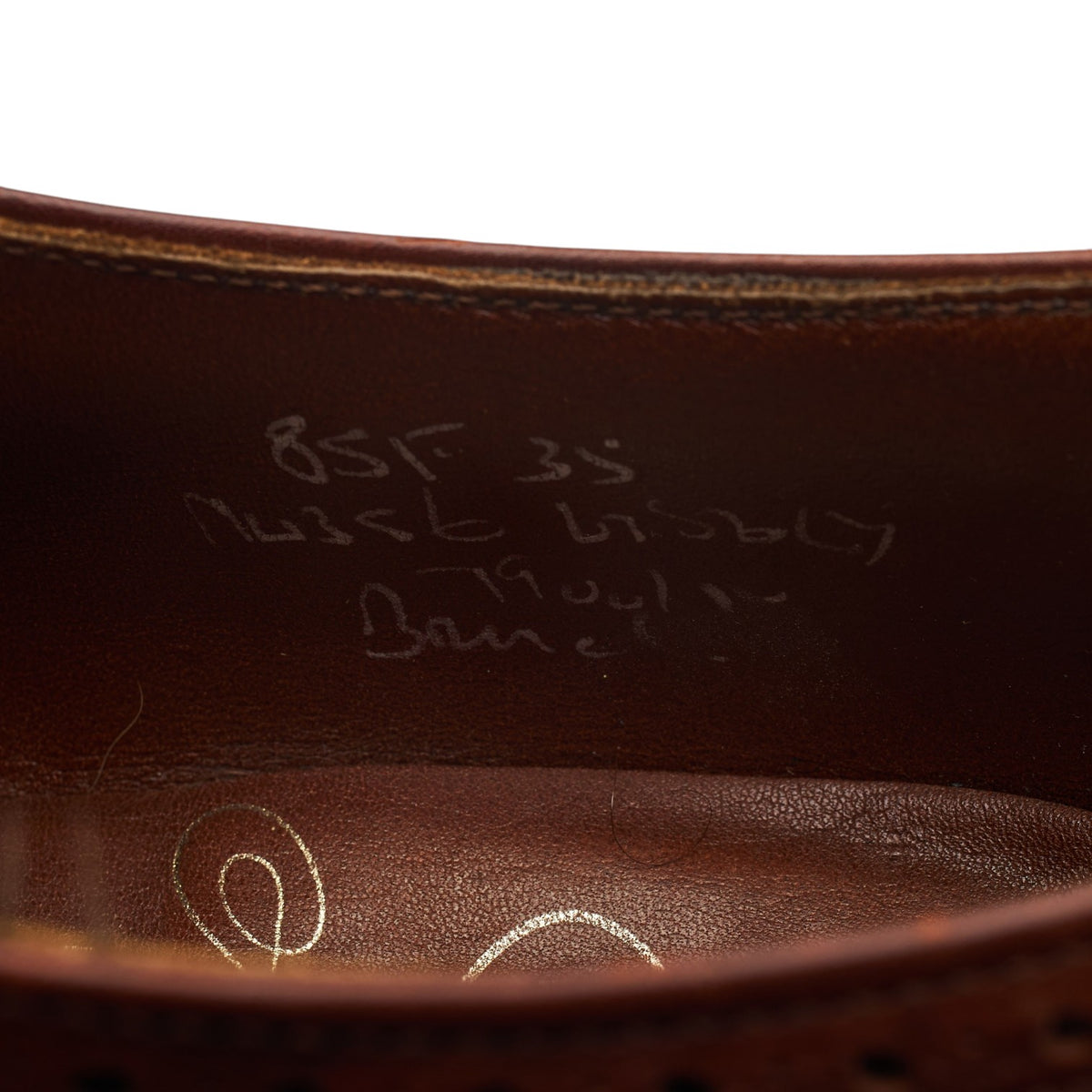 Masterclass 'Brunel' Brown Leather Oxford Brogues UK 8.5 F