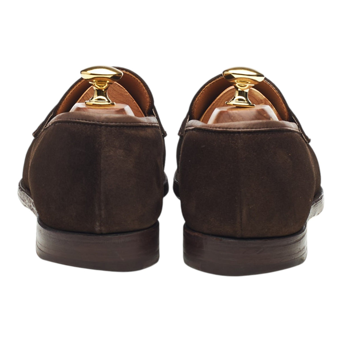 'Kirribilli' Dark Brown Suede Loafers UK 6.5 E