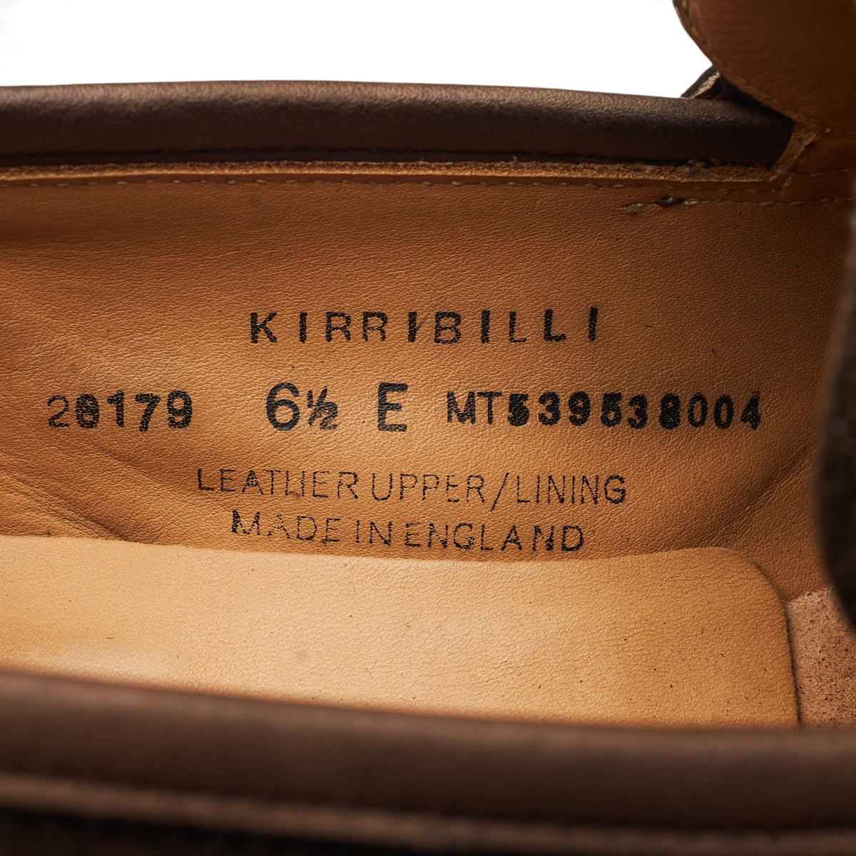 'Kirribilli' Dark Brown Suede Loafers UK 6.5 E