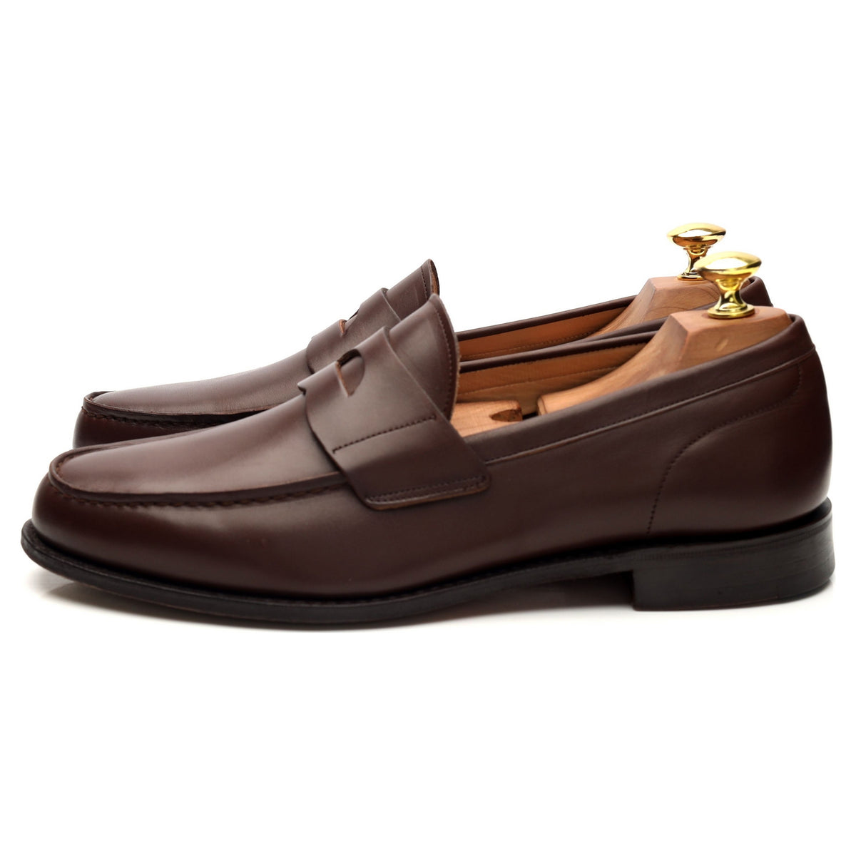 &#39;Bristol 2&#39; Brown Leather Loafers UK 8 G