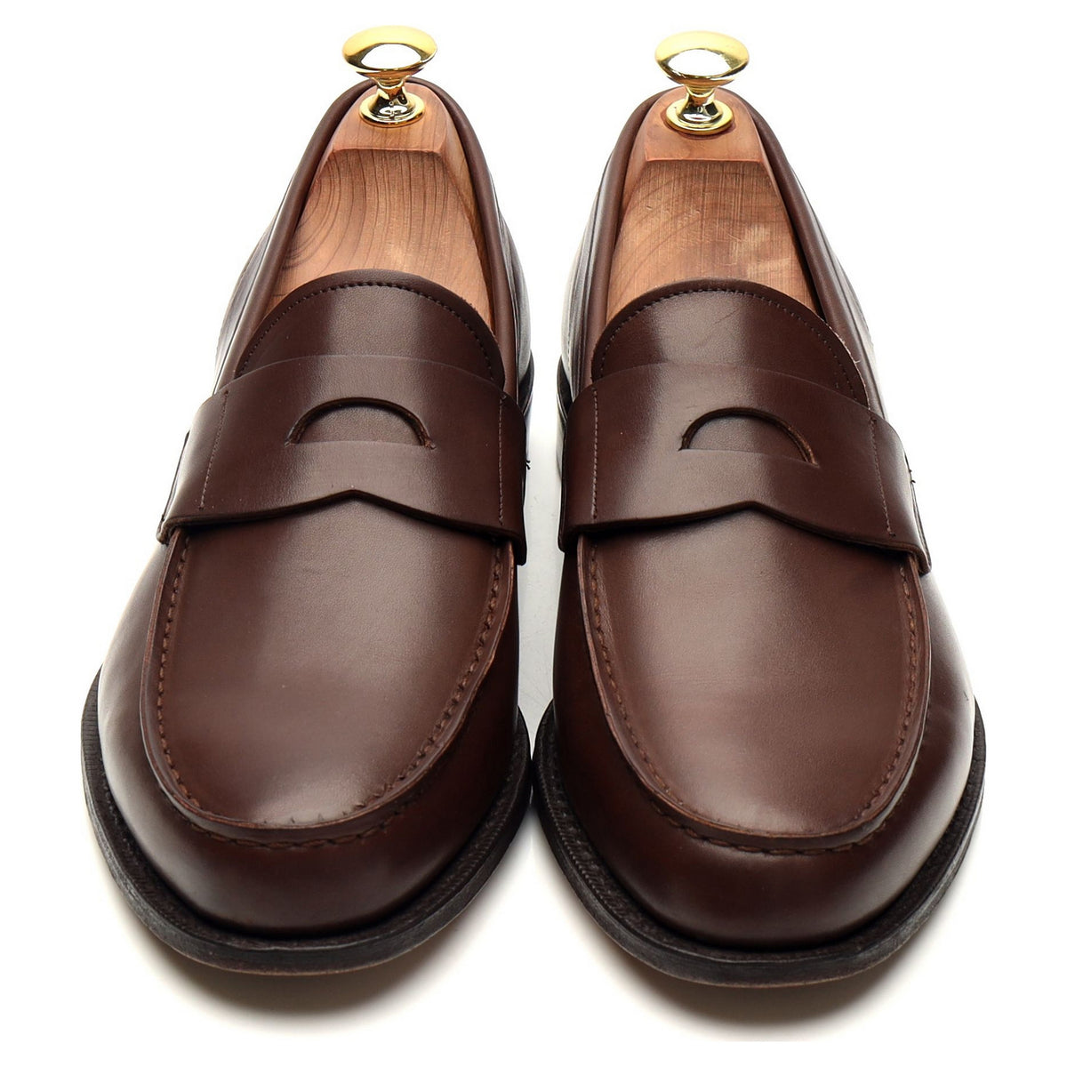 &#39;Bristol 2&#39; Brown Leather Loafers UK 8 G