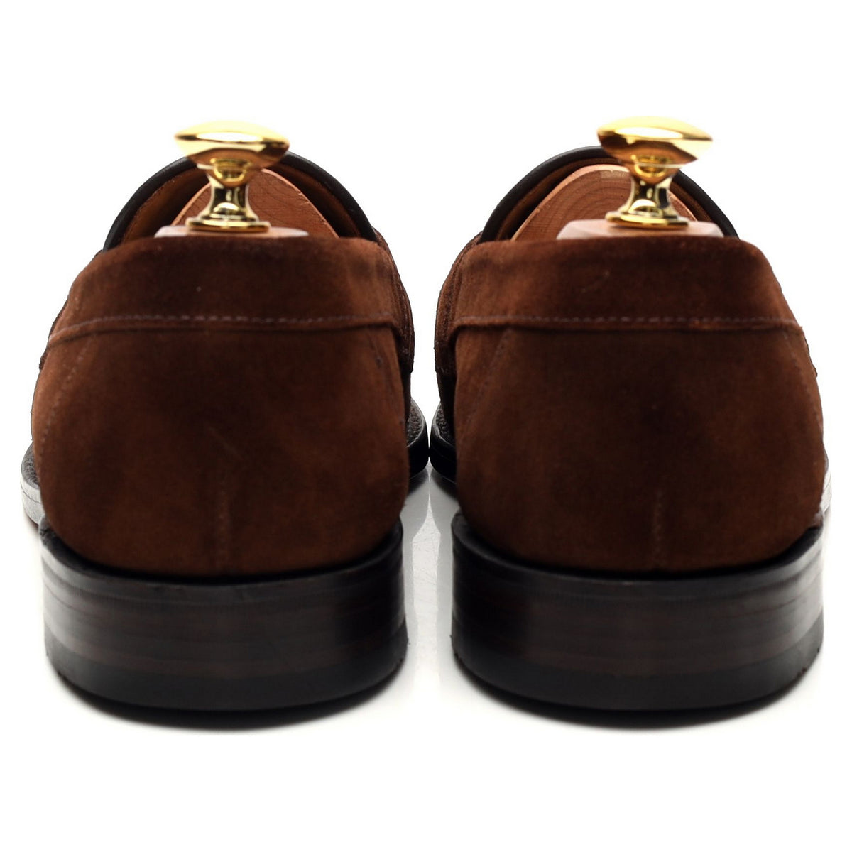 &#39;Eton&#39; Brown Suede Loafers UK 6 F