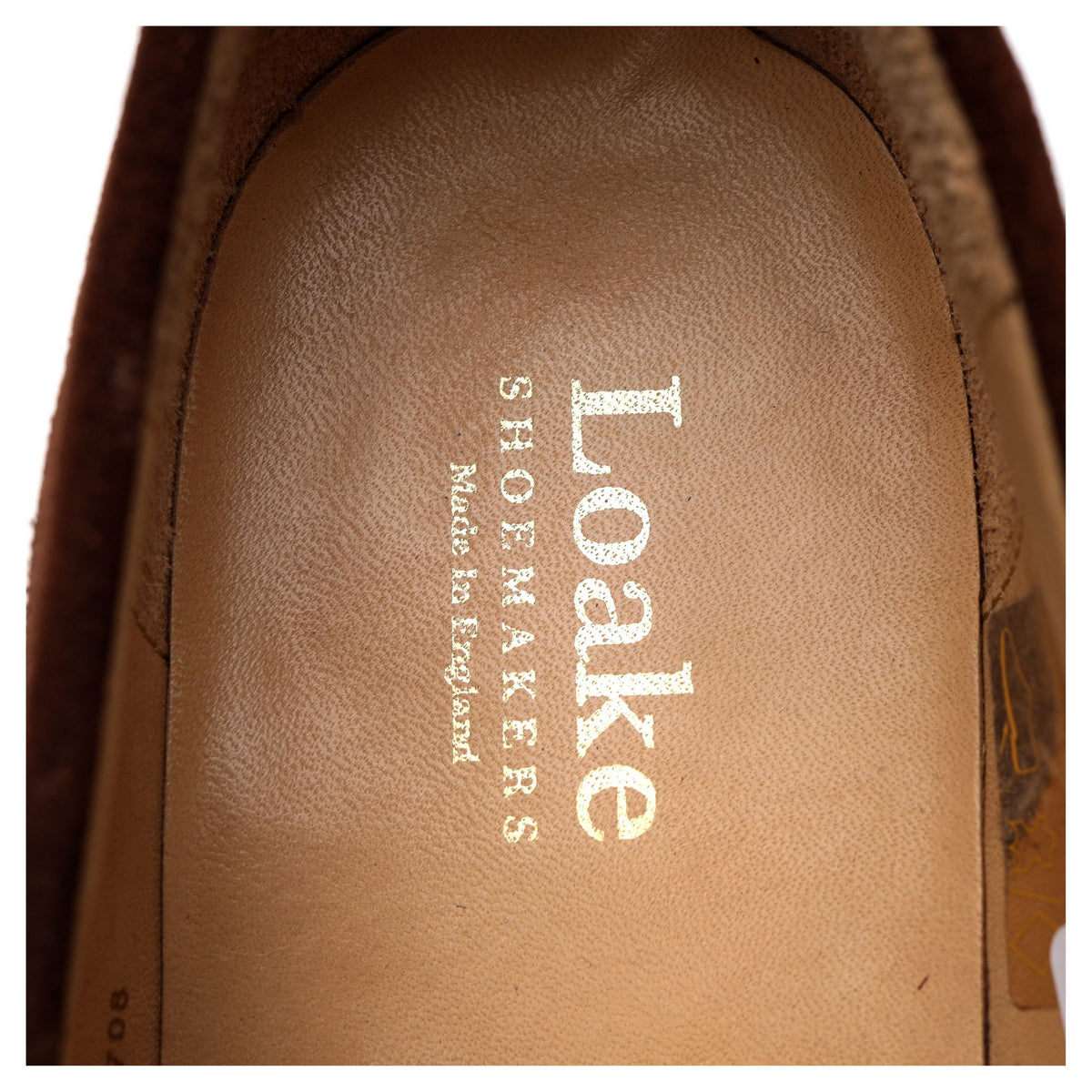 &#39;Eton&#39; Brown Suede Loafers UK 6 F