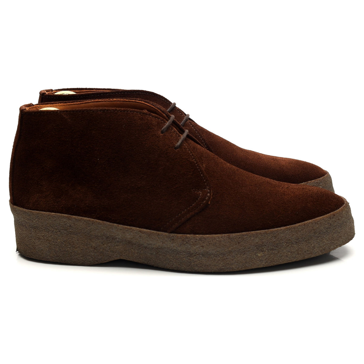 &#39;Hi-Top&#39; Snuff Brown Suede Chukka Boots UK 7 F