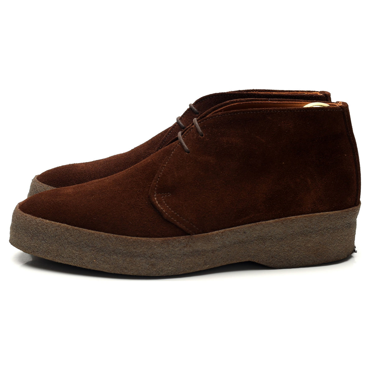 &#39;Hi-Top&#39; Snuff Brown Suede Chukka Boots UK 7 F