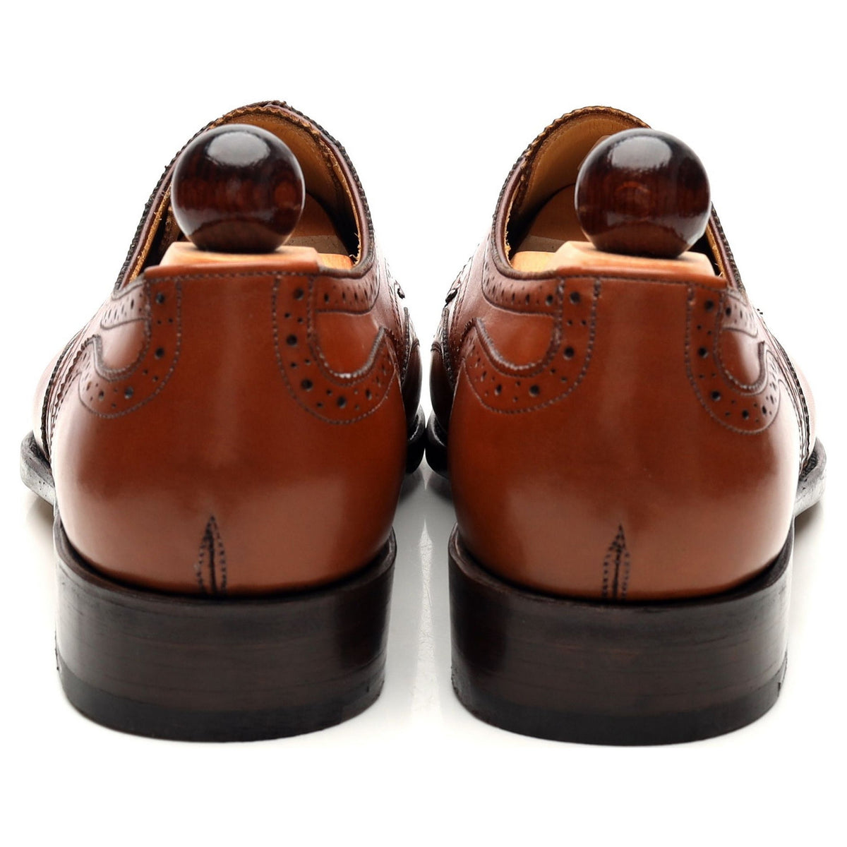 &#39;Budapest&#39; Tan Brown Derby Brogues UK 9 EU 43