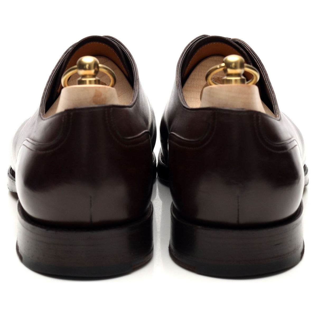 &#39;Keble&#39; Dark Brown Leather Derby Split Toe UK 8.5 E