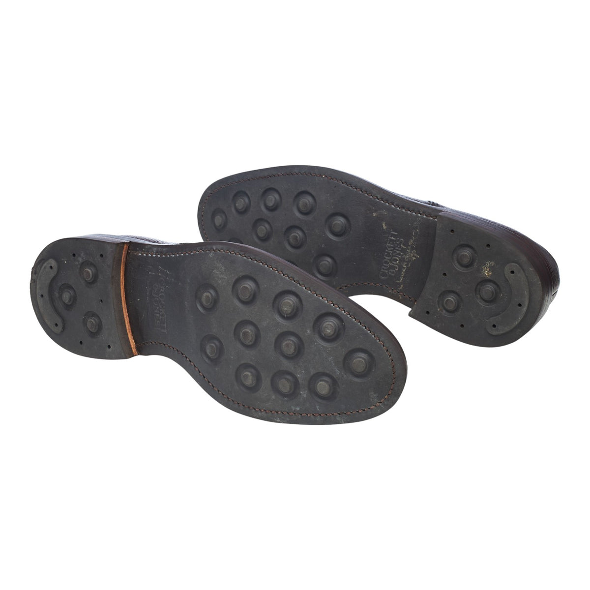 'Ashdown' Dark Brown Grain Leather Derby UK 8 E