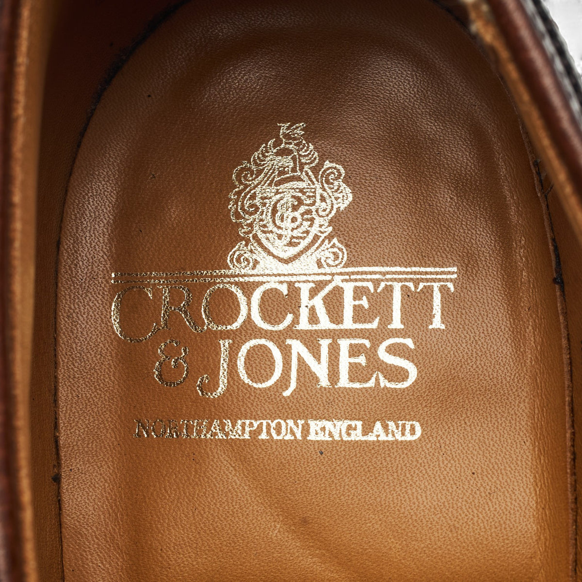 'Exmoor' Dark Brown Grain Leather Derby UK 9 E