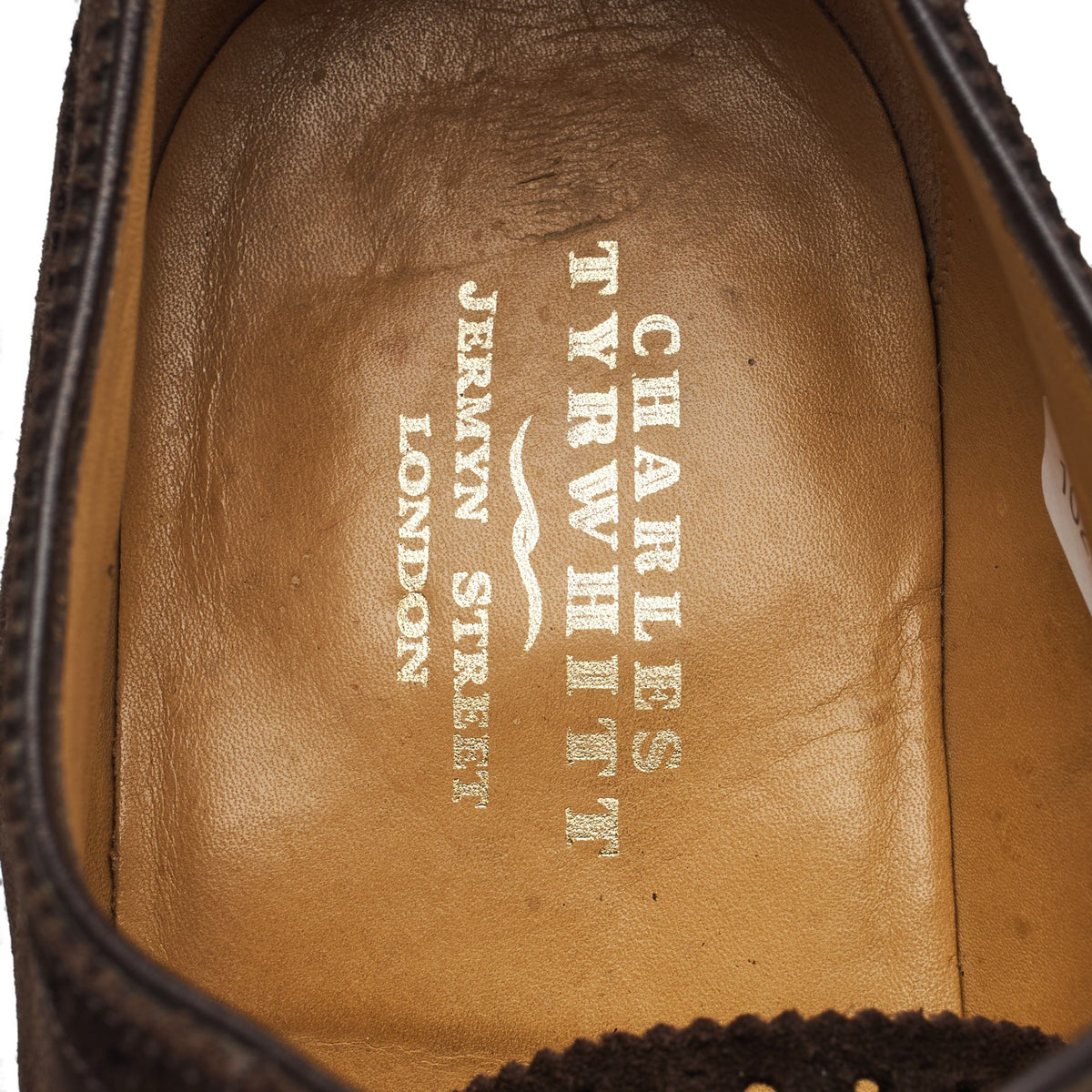 Charles Tyrwhitt Dark Brown Suede Oxford Brogues UK 11 F