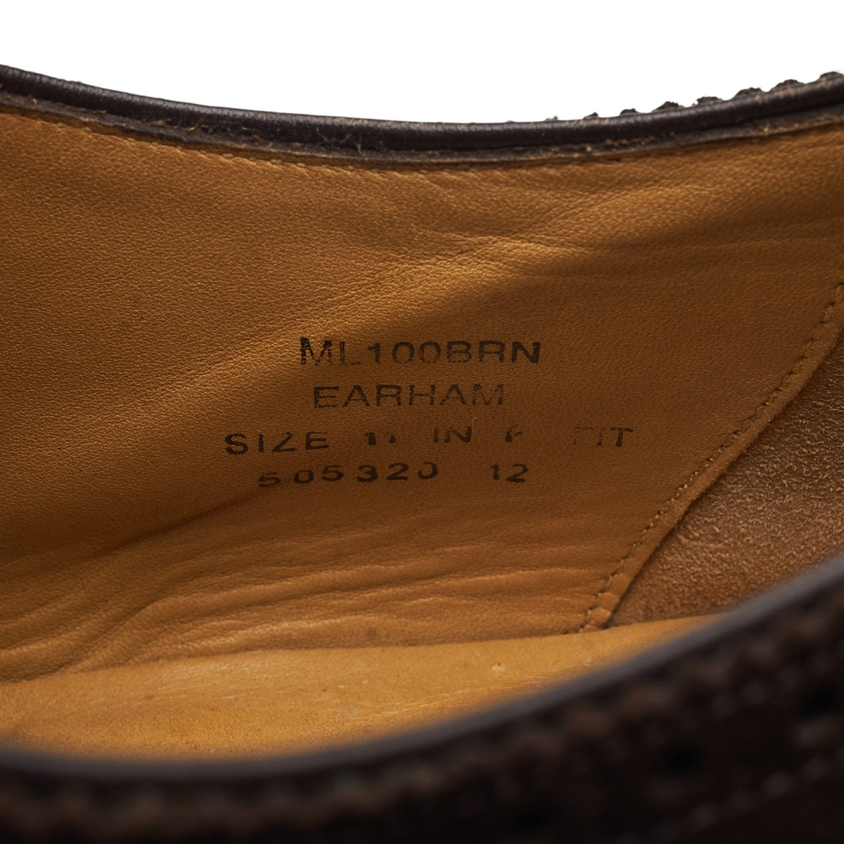 Charles Tyrwhitt Dark Brown Suede Oxford Brogues UK 11 F