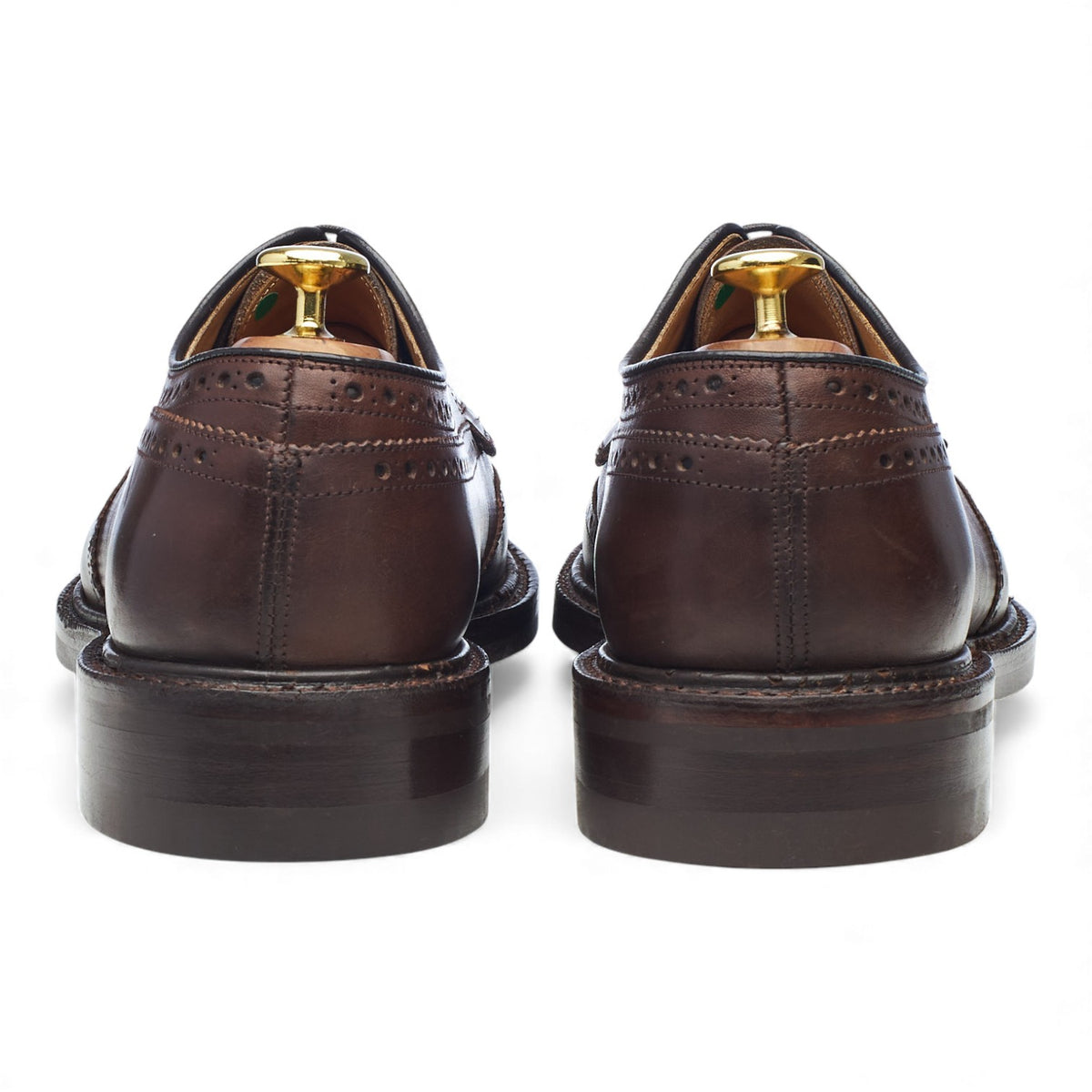 'Grafton' Dark Brown Leather Derby Brogues UK 8 G