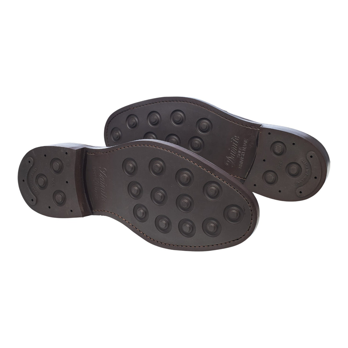 'Grafton' Dark Brown Leather Derby Brogues UK 8 G