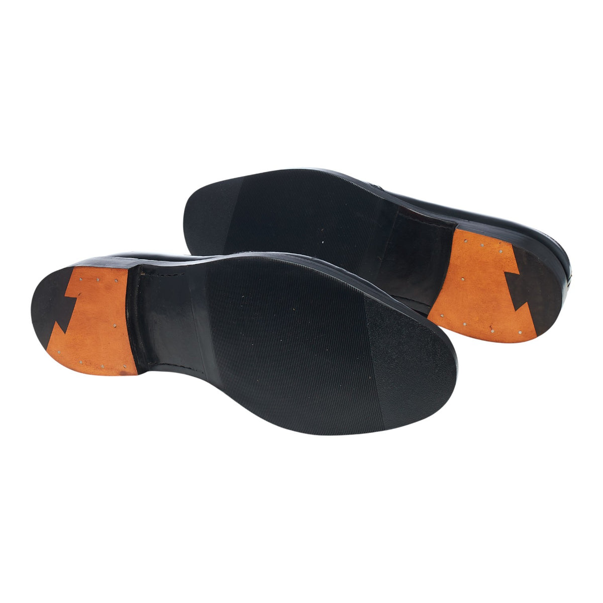 'Grafton' Black Leather Derby Brogues UK 8.5 F