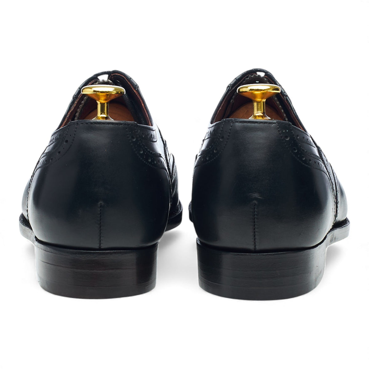 Masterclass 'Brunel' Black Leather Oxford Brogues UK 8.5 F