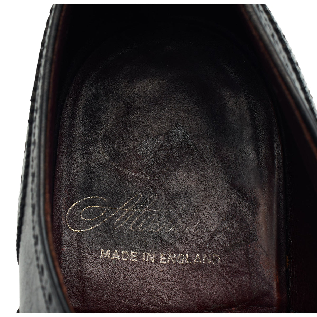 Masterclass 'Brunel' Black Leather Oxford Brogues UK 8.5 F
